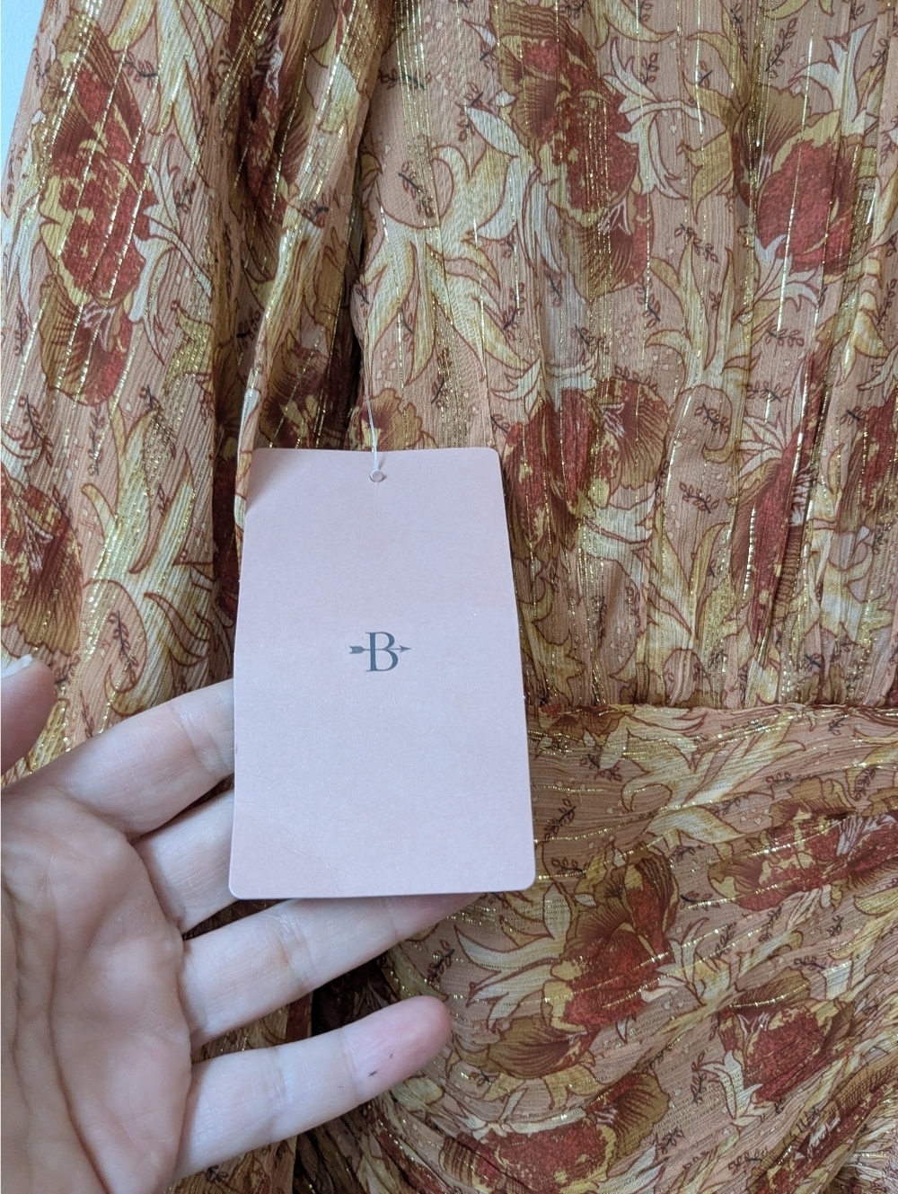 BHLDN Ella High Neck Open Back Dress - Picture 4 of 10